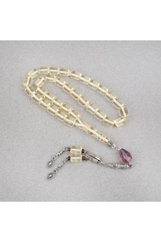 Su Damlası Damla Kehribar Alpaka Püskül Kapsül Kesim 8x11mm Tesbih