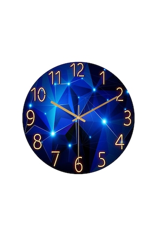 Homyl Modern Asılı Duvar Saati Sessiz Sigara Geçişli D D