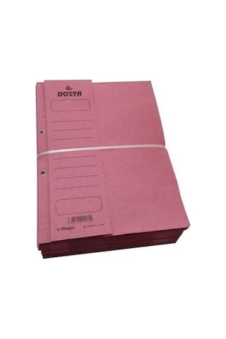 Özkan Westyle Yarım Kapak Kapsüllü Dosya Pembe 50'li