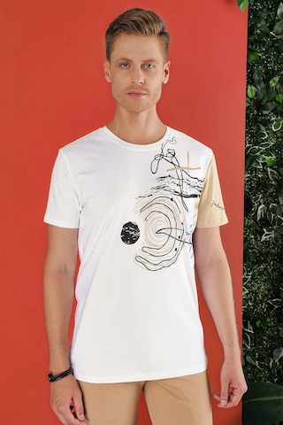 Efor Ts 858 Beyaz Spor T-shirt Beyaz