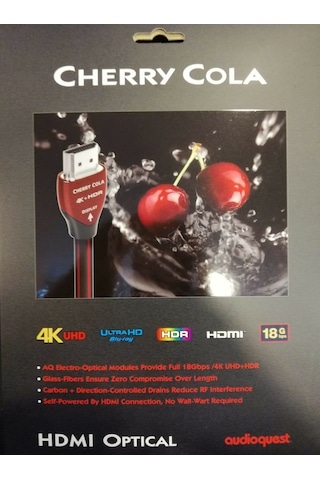 Audioquest Cherry Cola Active Optical 4k Hdmı Kablo 5 Mt