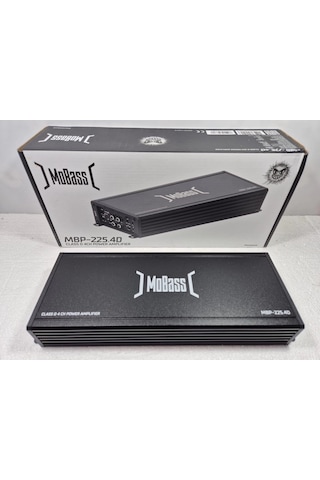 Mobass Amfi - Mobass Mbp-225.4d 4 Kanal Ses Ve Bass Anfisi - 230 Rms X 4 Oto Anfi