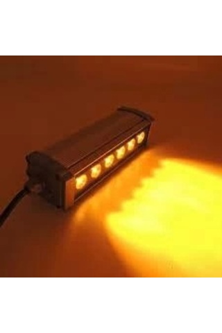 Ycl Wallwasher 18x1w 18w 50cm Amber