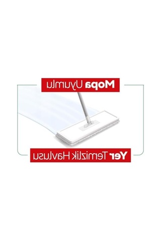 Arap Sabunu Katkılı Yer Temizlik Havlusu, Uyumlu Mopa İçin 150 Yaprak Set Açık Bej