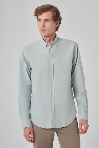 Morven Erkek Yeşil Pamuk Trend Dynamic Fit Gömlek 25ms004010700 Yeşil Yeşil