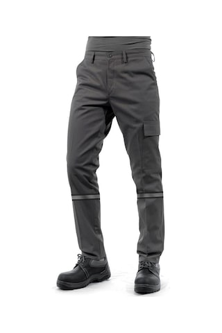 Şensel, Reflektörlü İş Pantolonu, Koyu Gri, Komando Cepli -54E353