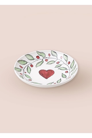 The Mia Luv Yemek Tabağı 6lı Set 20 Cm Çok Renkli