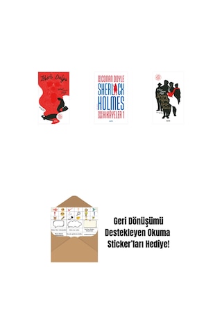 Zehirli Dalga + Sherlock Holmes - Bütün Hikayeler 1 Ciltli + Sherlock Holmes - Korku Vadisi + Okuma Sticker'ları