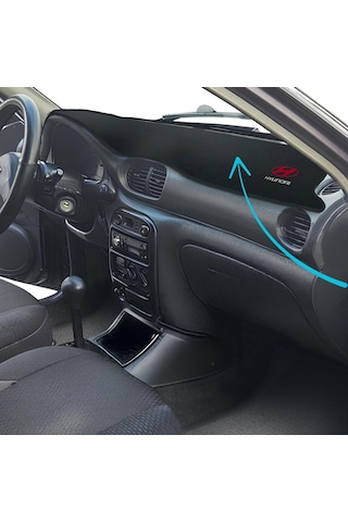Hyundai Accent Yumurta Kasa Siyah Torpido Halısı Oto Ayna Askısı Tampon Çeki İpi Torpido Ped
