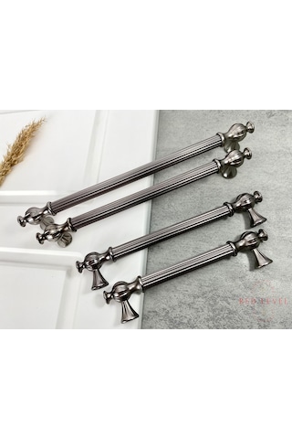 Hitit 128 Mm Füme Modern Metal Kulp Modelleri Lüks Country Mutfak Dolap Çekmece Mobilya Kulbu Füme