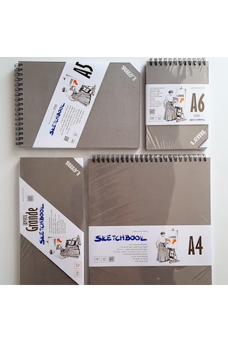 Lems Experto 4'lü set Sert Kapak Eskiz Defterleri N11.31