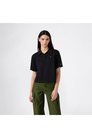 Champion Regular Fit Kadın Siyah T-shirt 118650 2800282