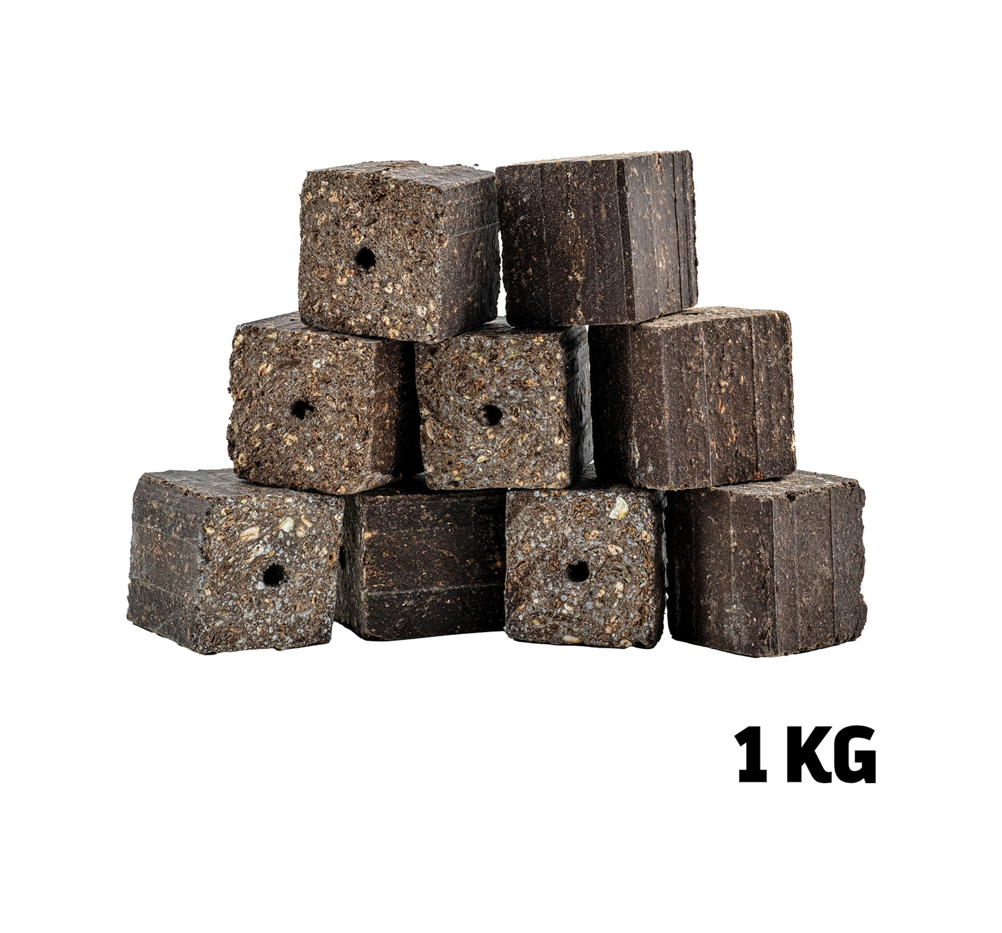 Savage Sazan Yemi - Delikli Küspe - Ayçiçek - Kare - 1 Kg Paket