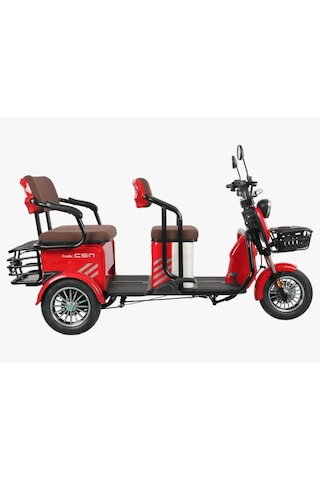 Csn Portofino Elektrikli 3 Tekerlekli Motor Kırmızı