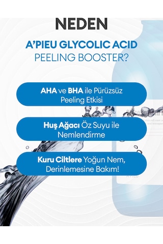 Missha A'PIEU Glycolic Acid Peeling Booster Glikolik Asit İçeren Peeling Etkili Tonik 120 ML