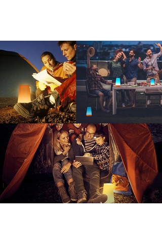 Springsun Rgb Renkli Dokunmatik Ve Uzaktan Kumandalı Led Işık - 1-6 Saat Zamanlayıcı, Parlaklık Ayarlanabilir, 1500mah Pil - Yatak Odası, Çadır Ve Seyahat Için Çok Renkli