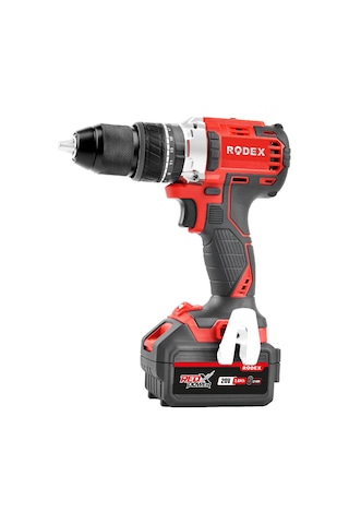 Rodex RPX2340F Kömürsüz Darbeli Matkap 20 V Çift Akülü Vidalama