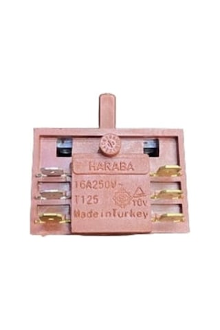 Ferre Uyumlu Marka Ankastre Üçlü Soketli Fırın Komutatörü - Şalteri - An - 422321800