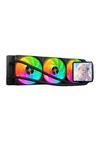 Gametech Vısıon 360mm Argb Fanlı Lcd Ekranlı Sıvı Soğutma Sistemi Siyah