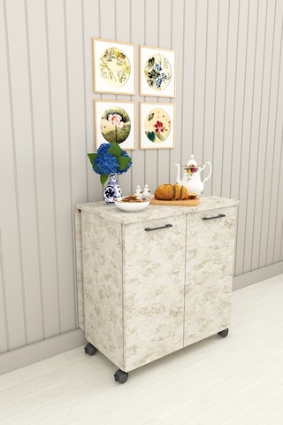 Asra Trend %100 Mdflam 105cm Mutfak Adası Yemek Masası Kahve Köşesi Ma-01 Silves Çok Renkli