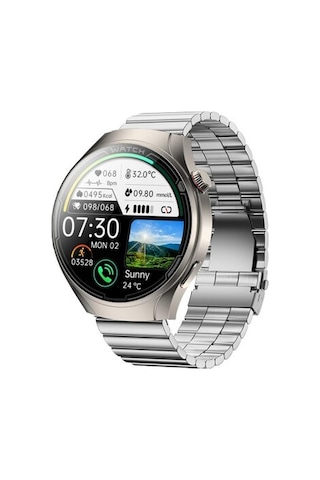 Zeitwatch X6 Uyku Şeker Tansiyon Takibi 54 Mm Akıllı Saat (Distribütör Garantili) Silver