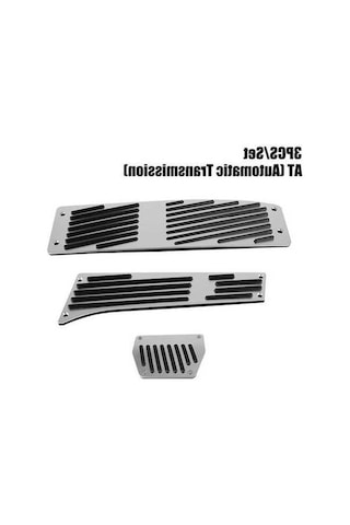 Novahub Alüminyum Alaşım Araba Pedalları Gümüş Bmw X1 M3 E30 E36 E39 E46 E87 E90 E91 E92 E93 3pc Set