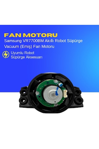 Samsung Uyumlu, Vr7700bm Akıllı Robot Süpürge Vacuum Emiş Fan Motoru Yedek Parça