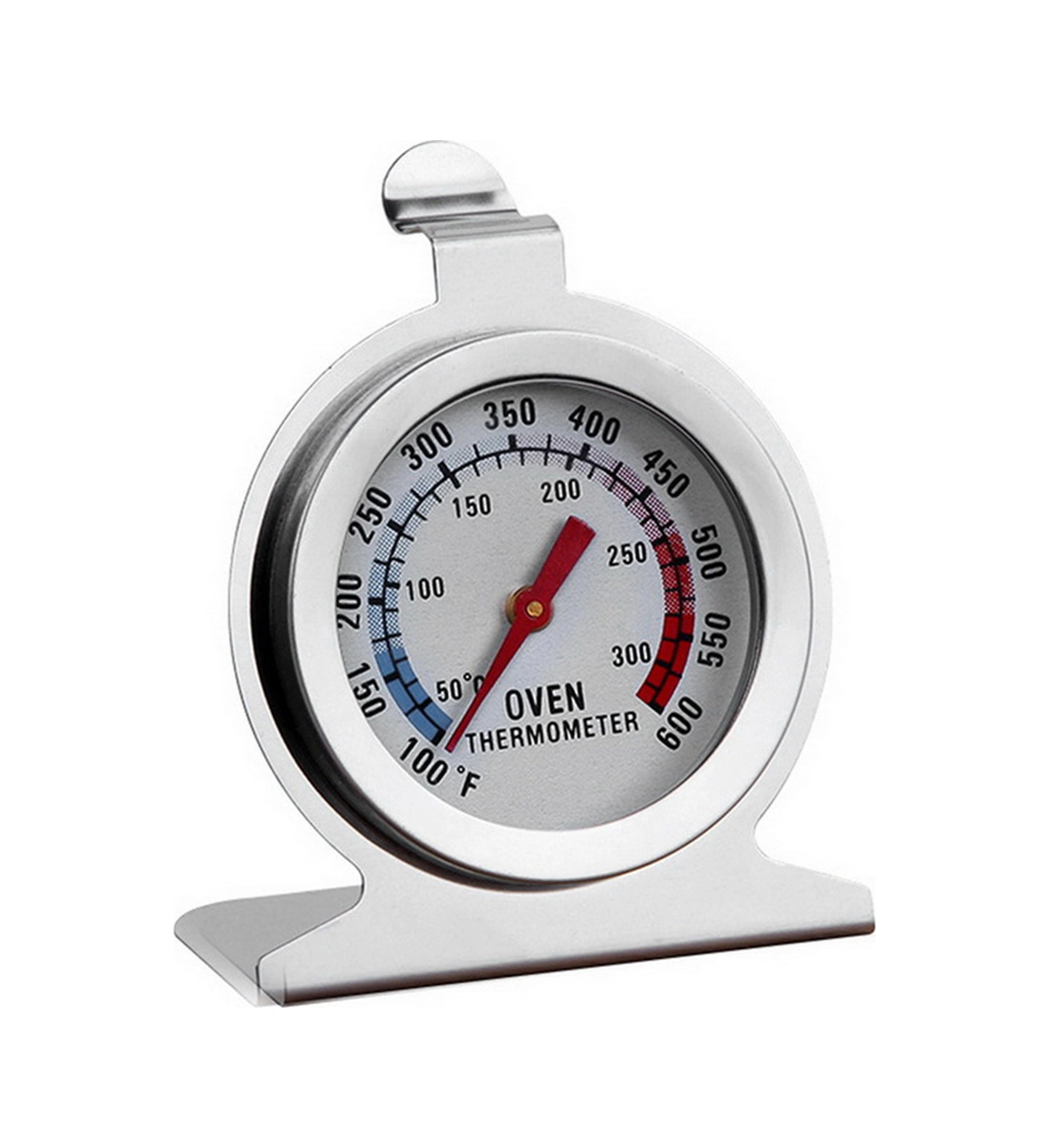 Youmex Stainless Steel Fırın Termometresi, 50-300 C/100-600 F Aralığında, Çift Ölçekli, Tek Adet