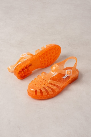 Wolkshoes Ruby Şefaf Kadın Sandalet Turuncu