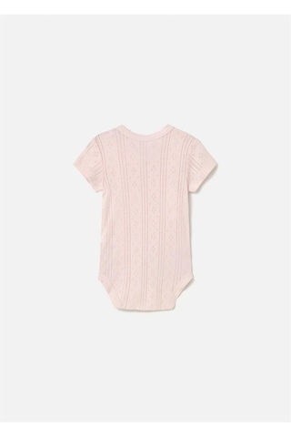 Kız Bebek Kısa Kollu Zıbın Pembe 1701 Pembe