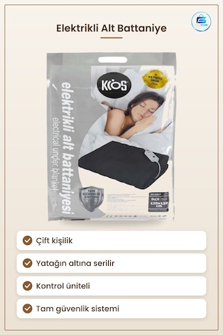 Çift Kişilik Elektrikli Battaniye Alt Isıtıcı Kış Yatak Odası Tam Çok renkli