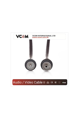 Vcom Cv602-B 5 M Analog Siyah Tv Uzatma