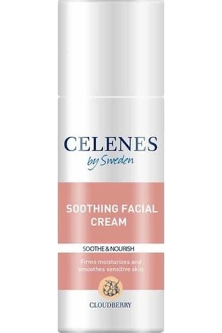 Celenes By Sweden Cloudberry Kuru ve Hassas Ciltler için Yatıştırıcı Yüz Kremi 50 ML