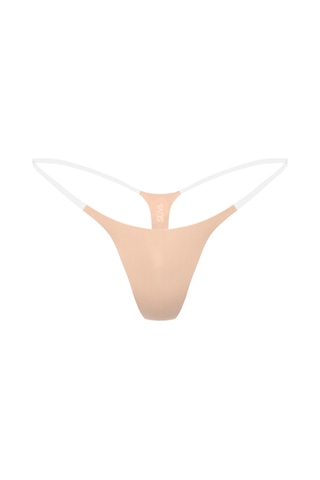Seivs String Dikişsiz İz Yapmayan Lazer Kesim Kaymaz Tanga Nude