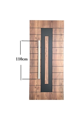 Homdep Çelik Kapı Çekme Kolu Tutma Kolu 110cm Uzunluk Dikdörtgen Model Renk: Saten , Gümüş Gri