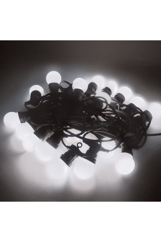 Sunlight Minik Top Ledler Beyaz Işık 20 Toplu Yılbaşı Süsü Ledli