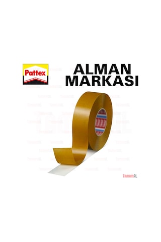 Pattex alman Markası Çift Taraflı Bant 19 MM X 25mt Universal