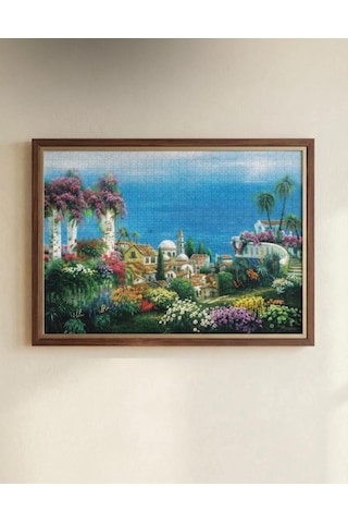 Taş Sokak Ve Sahil Köyü İkili Set - 1000 + 500 Parça İkili Puzzle Seti