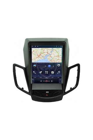 Ford Fiesta Tesla 2009-2018 -9.7'' Android Gerçek 4+64 Gb Ram/4çekirdek 1.6ghz/bt-carplay 9"