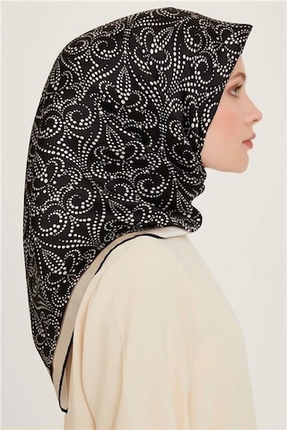 Armine Sura Saf İpek Eşarp 9246d 06 Siyah