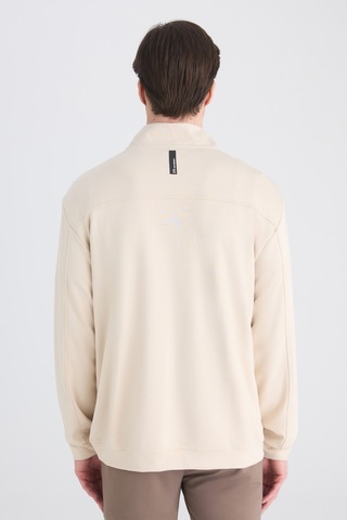 D'S Damat Ds Damat Regular Fit Bej Düz Sweatshirt 5hce26172202m Bej