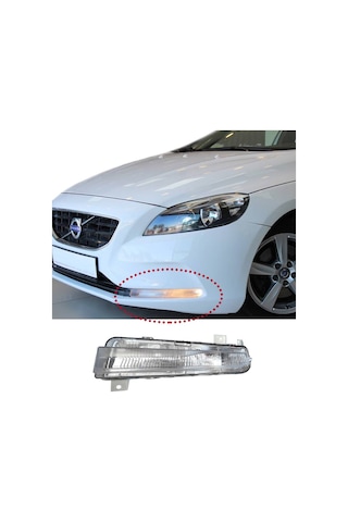 Volvo V40 Sol Gündüz Ledi Pozisyon Sis Lambası Farı 2013 2016