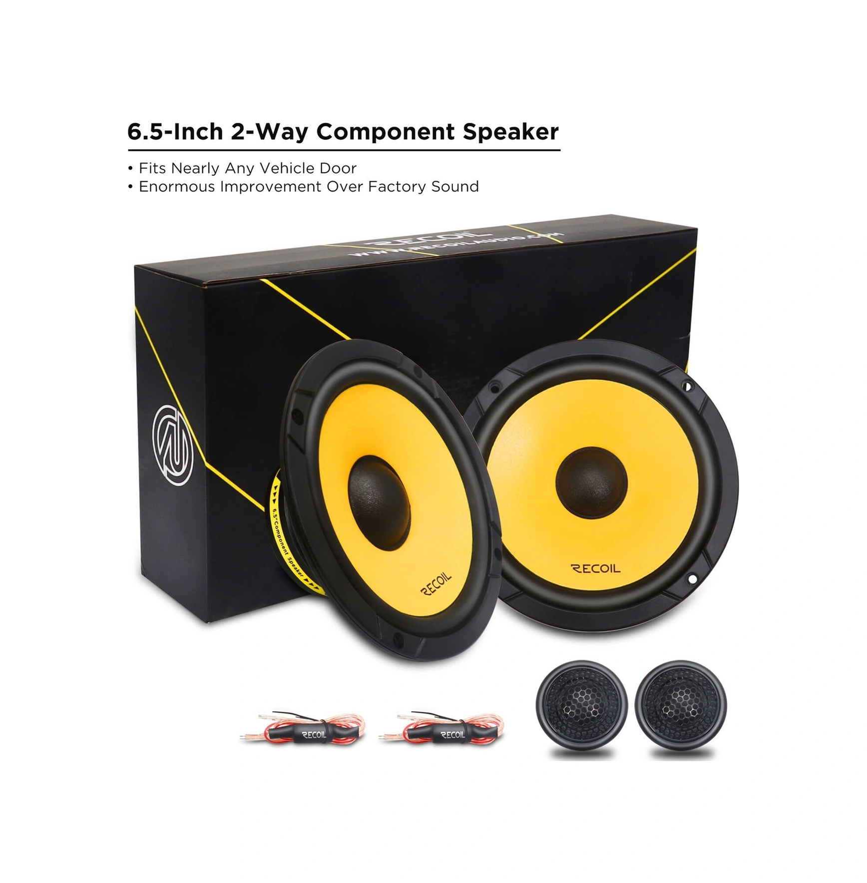 Recoil Rlm65 16 Cm Komponent Mid Takımı 160 Watt