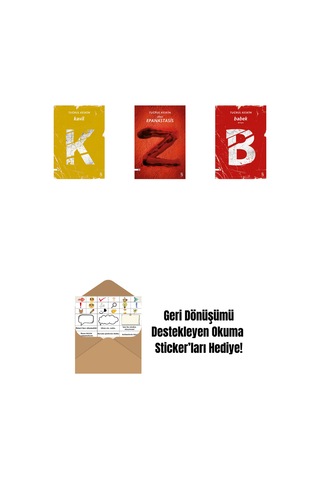 Kavil + Zito İ Epanastasis - Yaşasın İsyan + Babek + Okuma Sticker'ları