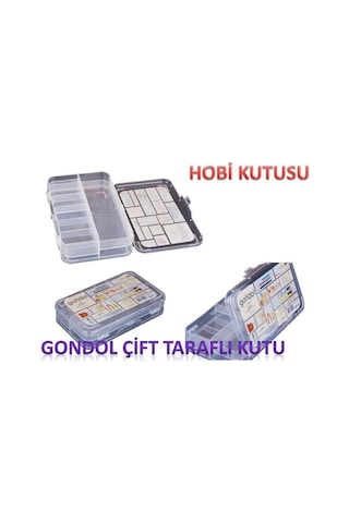 Periboia Hobi Kutusu - İki Katlı Çok Renkli