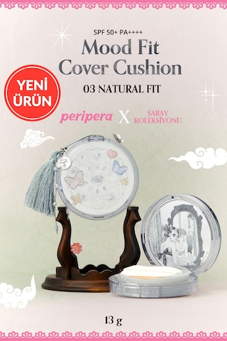 Perıpera Mood Fit Cover Cushion Spf50+ Pa++++ 03 Natural Fit