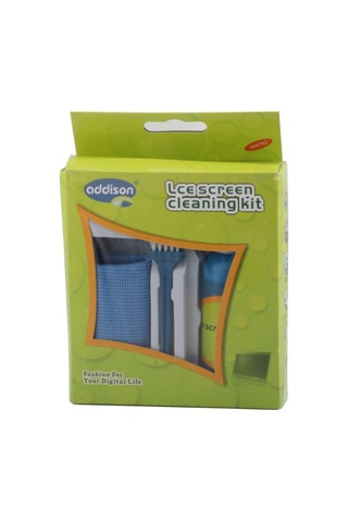 Addison 300782 Screen Cleaning Temizlik Spreyi 100 ML + Mikrofiber Bez + Temizlik Fırçası