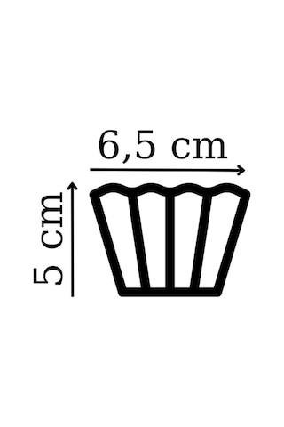 Cupcake Kalıbı & Kek Kapsülü & Muffin Kek Kalıbı & 25 Adet - Siyah Kek Kalıbı Siyah