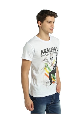 Bant Giyim - Bob Marley Beyaz Erkek T-Shirt Tişört