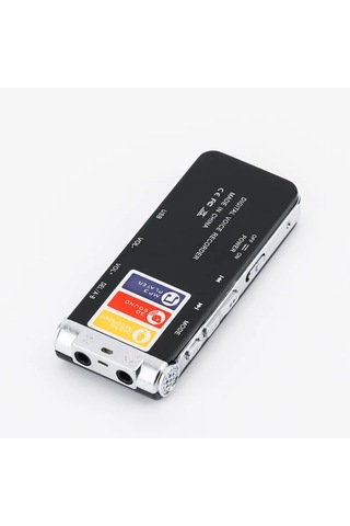 Willowhaven Siyah 8gb 650hr Dijital Ses Kaydedici Mp3 Çalar 4gb Sd Yuvalı Kulaklık Usb Şarj